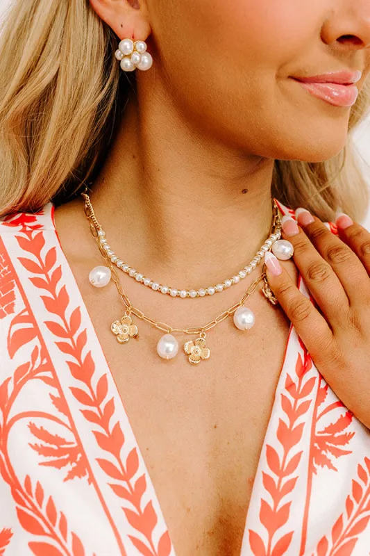 Blooming Smile Layered Necklace sold by Impressions