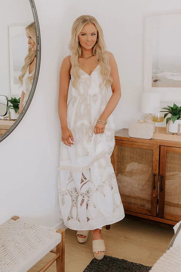 Cue The Boho Crochet Maxi Dress sold by Impressions product image thumbnail 4