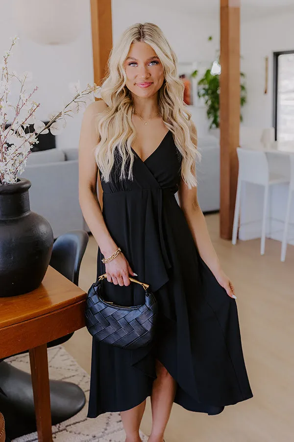 Cocktails First Midi Dress in Black sold by Impressions product image thumbnail 3