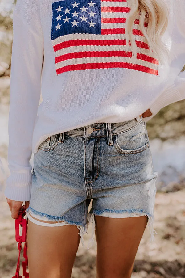 JUDY BLUE Maeve High Waist Distressed Shorts sold by Impressions product image thumbnail 2