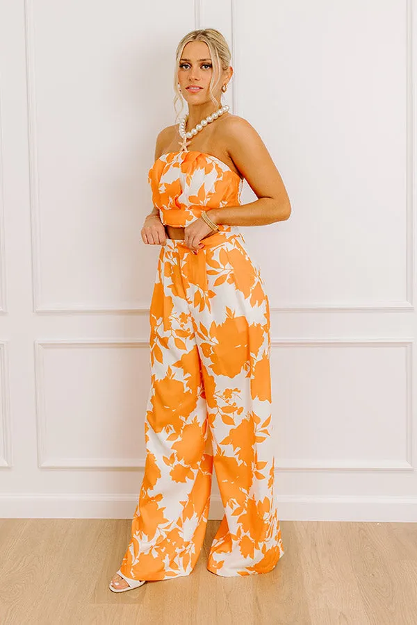 Sunkist Moment High Waist Floral Pants sold by Impressions