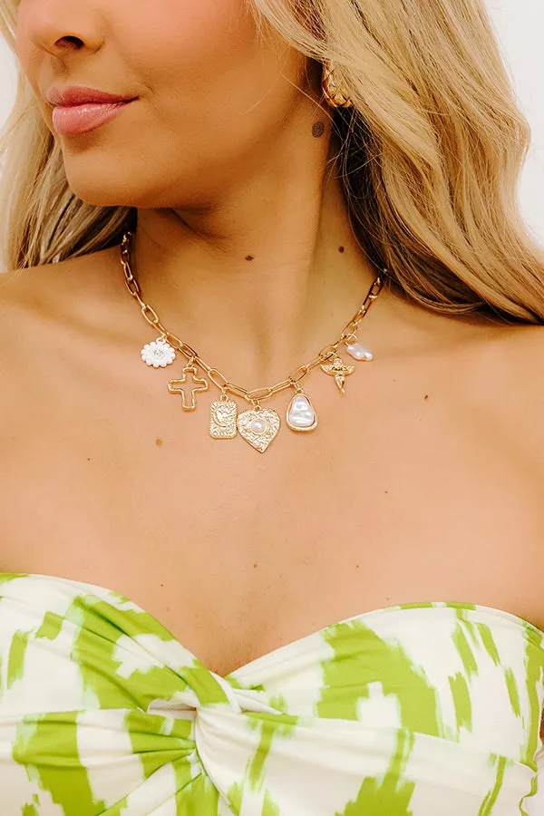 Charmed Feeling Link Necklace sold by Impressions