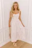 Countryside Cutie Floral Midi Dress in Pink sold by Impressions