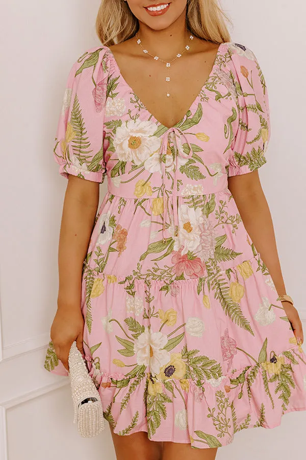 Botanical Dreams Floral Mini Dress sold by Impressions product image thumbnail 3