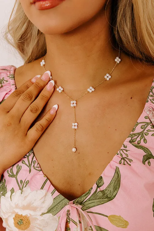 Daisy Does It Lariat Necklace sold by Impressions