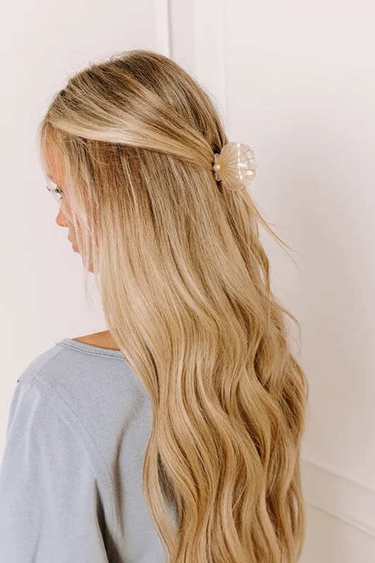 Seashells And Sunshine Hair Claw Clip in Champagne sold by Impressions