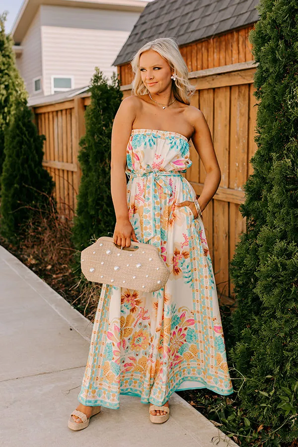 Tropical Retreat Wide Leg Jumpsuit sold by Impressions