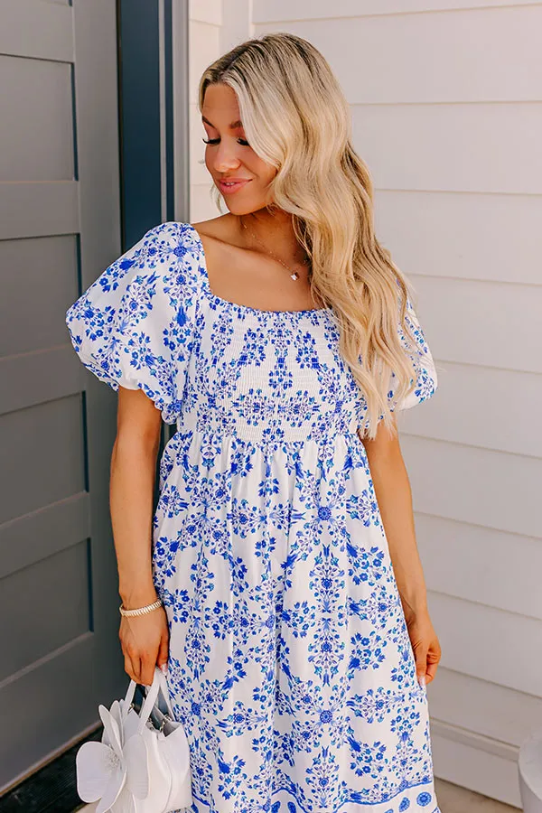 Courtyard Charm Floral Maxi Dress sold by Impressions product image thumbnail 4