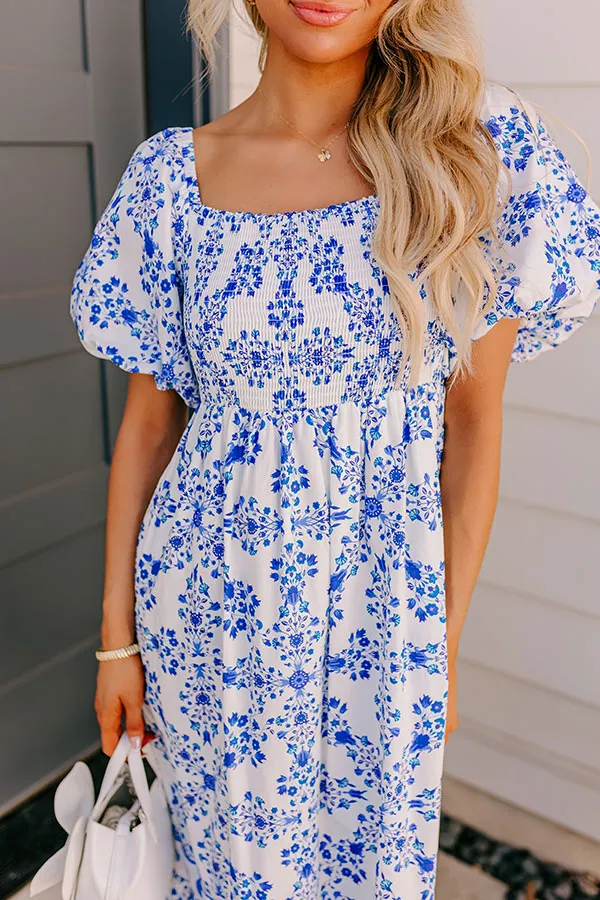 Courtyard Charm Floral Maxi Dress sold by Impressions product image thumbnail 2