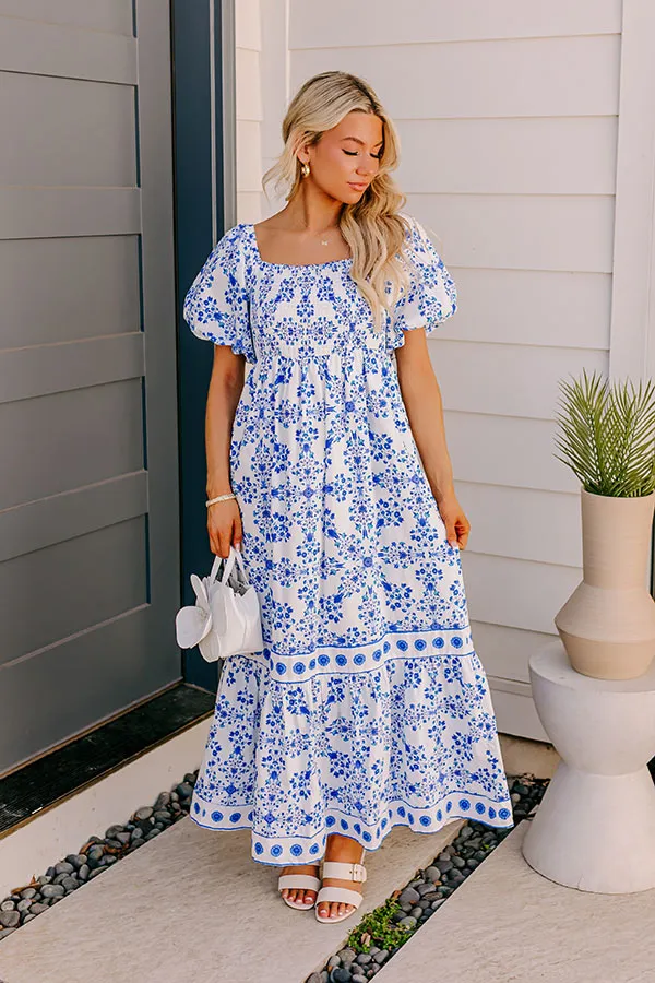 Courtyard Charm Floral Maxi Dress sold by Impressions