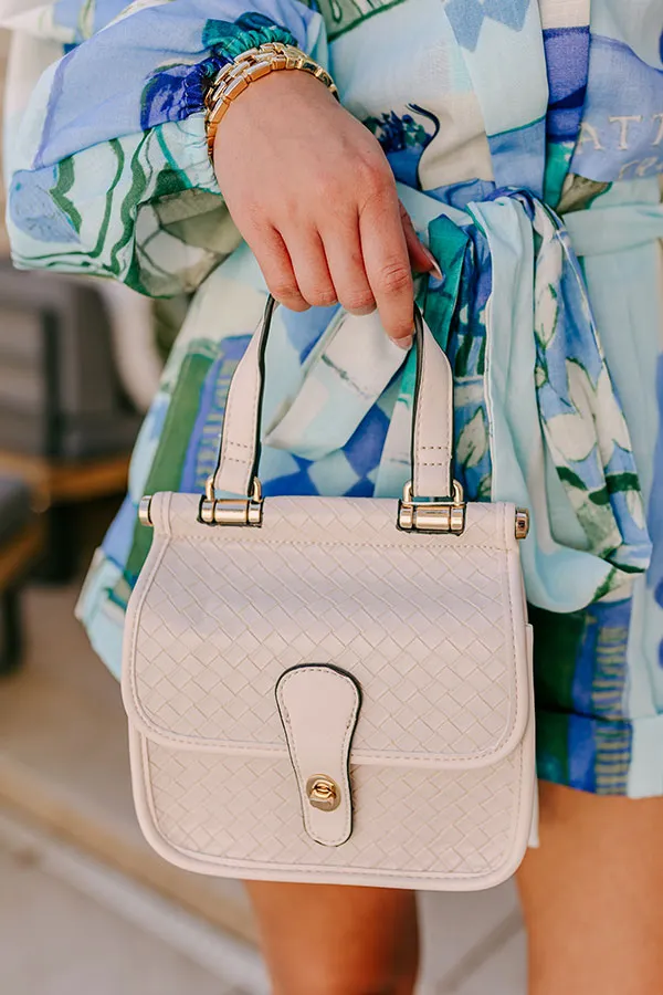 Chic Statement Faux Leather Woven Purse sold by Impressions product image thumbnail 3