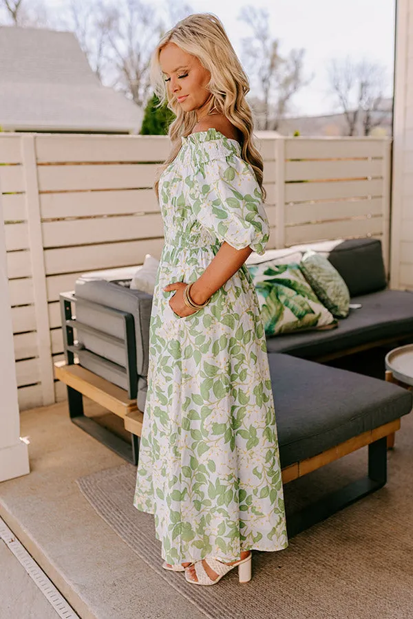 Honeysuckle Fields Floral Midi Dress sold by Impressions product image thumbnail 5