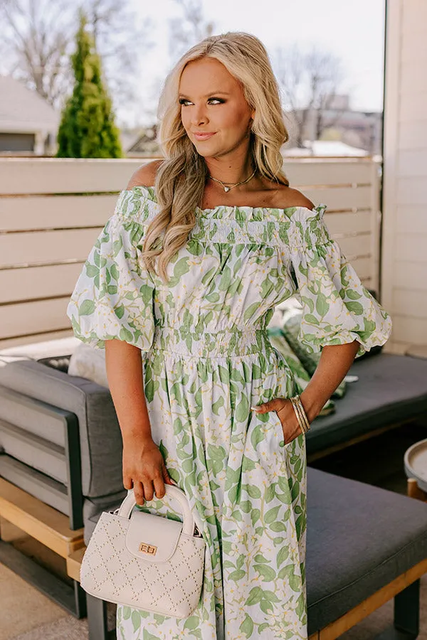 Honeysuckle Fields Floral Midi Dress sold by Impressions product image thumbnail 2