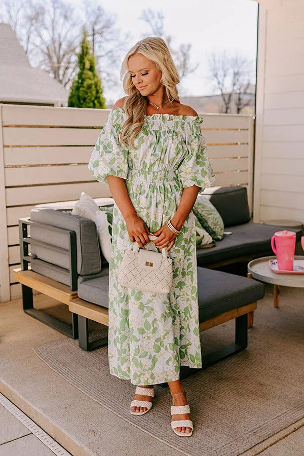 Honeysuckle Fields Floral Midi Dress sold by Impressions product image thumbnail 3