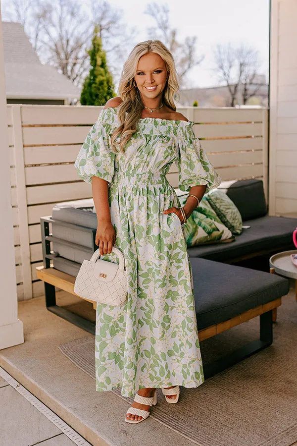 Honeysuckle Fields Floral Midi Dress sold by Impressions product image thumbnail 4