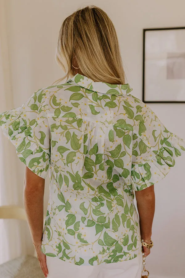 Honeysuckle Fields Floral Button Up sold by Impressions product image thumbnail 5