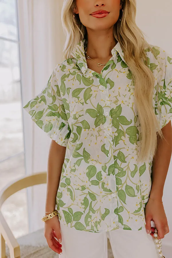 Honeysuckle Fields Floral Button Up sold by Impressions product image thumbnail 3