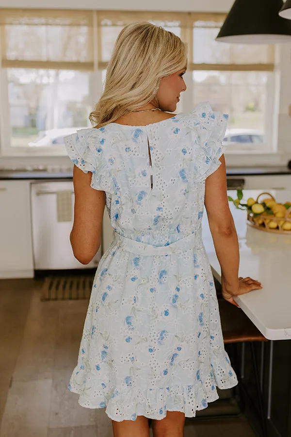 Charmed Evening Eyelet Mini Dress sold by Impressions product image thumbnail 2