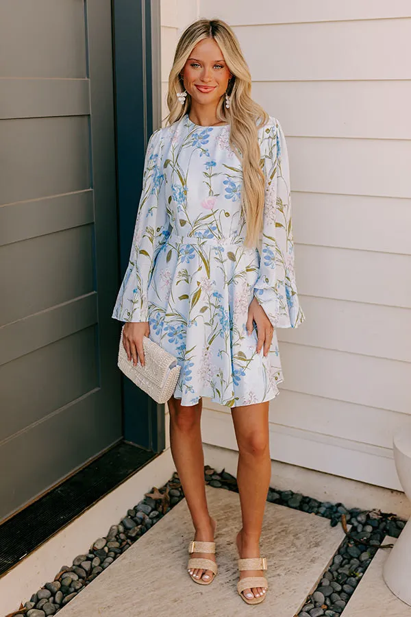 Dreamy Gardens Floral Mini Dress sold by Impressions