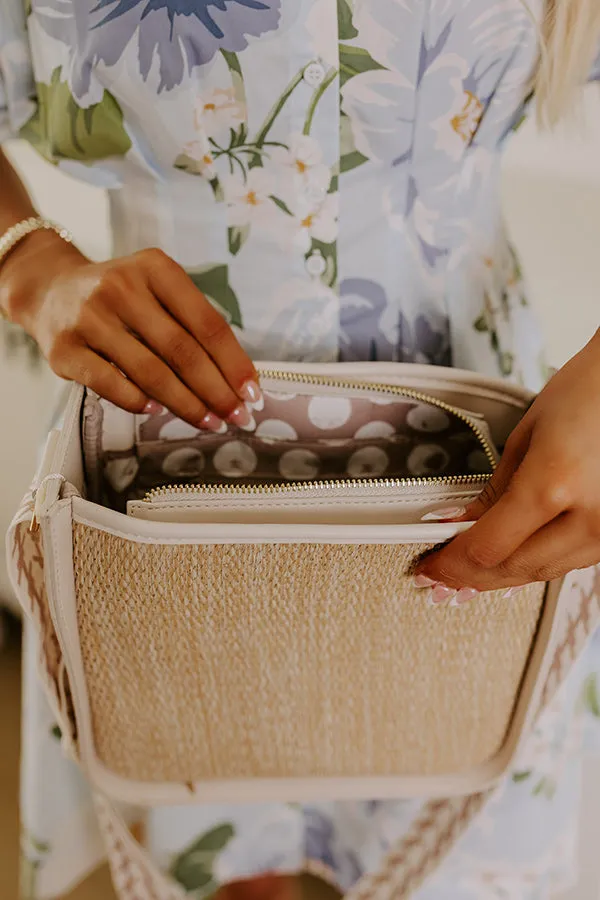 Coastal Cruise Raffia Woven Crossbody in Cream sold by Impressions product image thumbnail 4