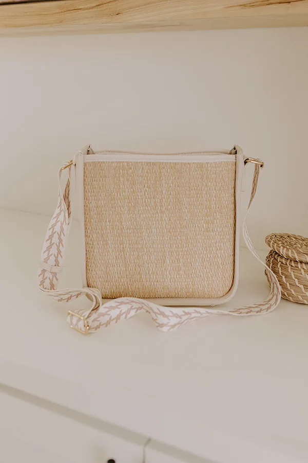 Coastal Cruise Raffia Woven Crossbody in Cream sold by Impressions product image thumbnail 2