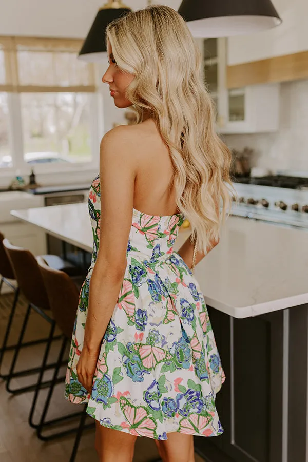 Butterfly Feels Floral Mini Dress sold by Impressions product image thumbnail 5