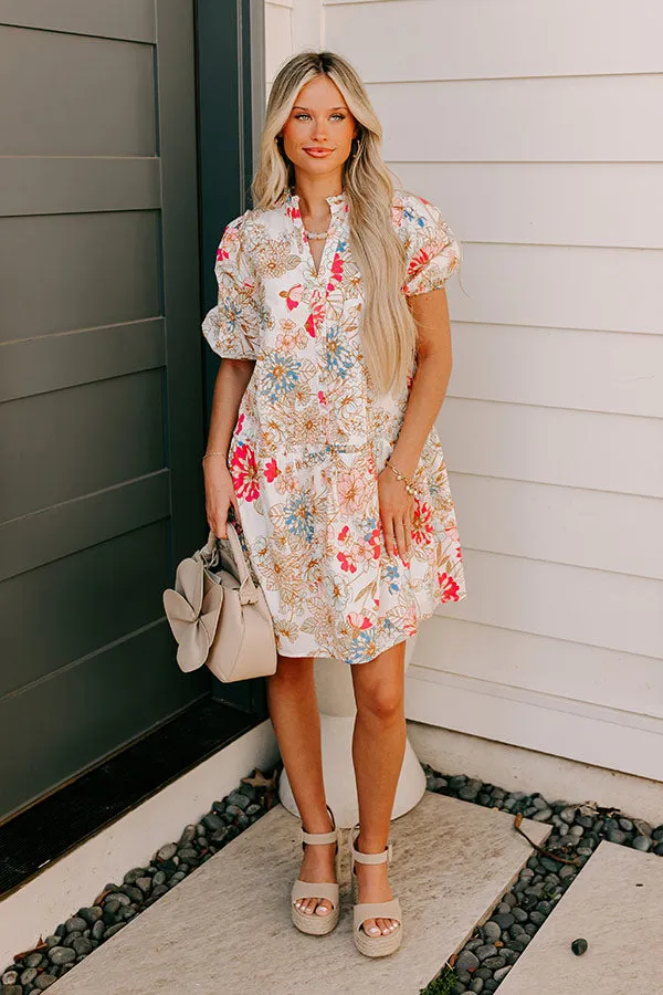 Countryside Bliss Floral Mini Dress sold by Impressions