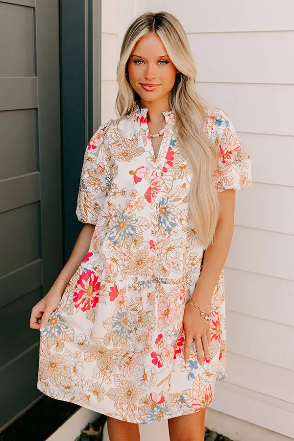 Countryside Bliss Floral Mini Dress sold by Impressions product image thumbnail 3