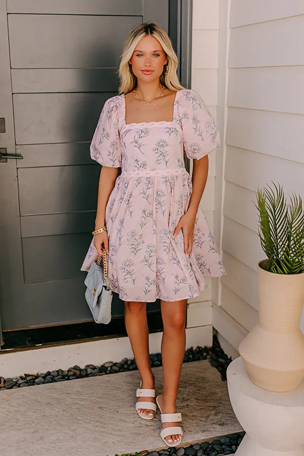 Wisteria Avenue Floral Mini Dress sold by Impressions product image thumbnail 4