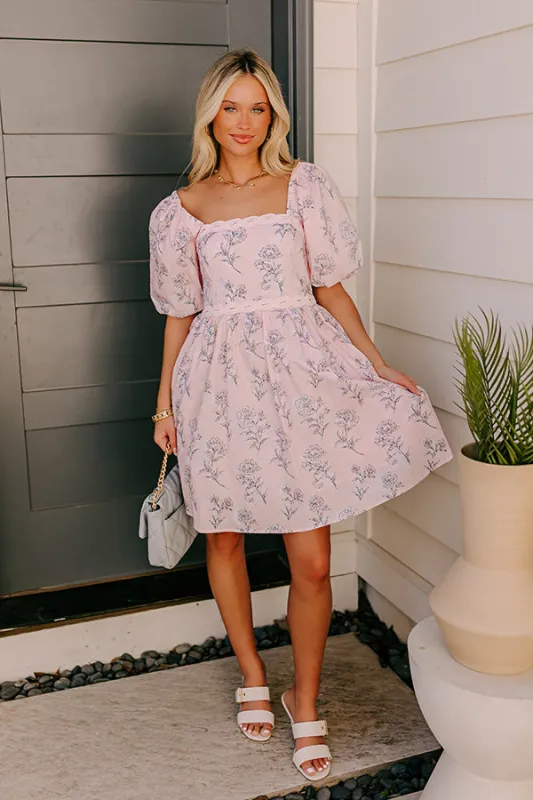 Wisteria Avenue Floral Mini Dress sold by Impressions