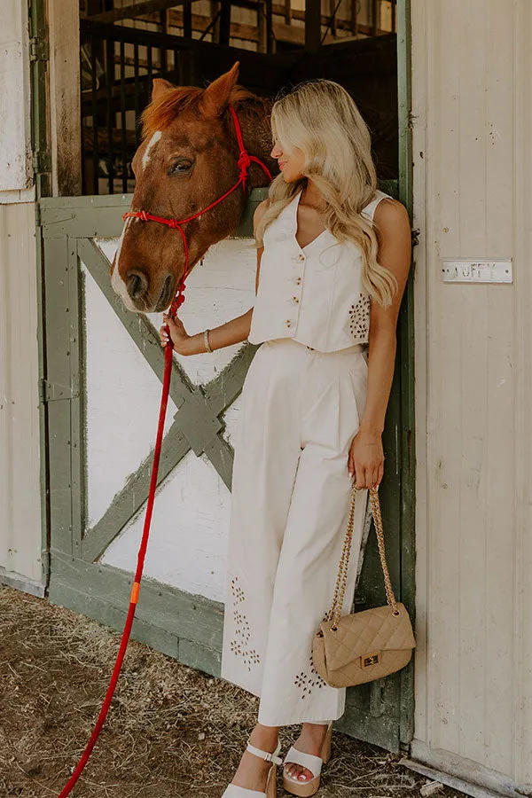 Soho Lifestyle Eyelet Vest Top sold by Impressions product image thumbnail 2
