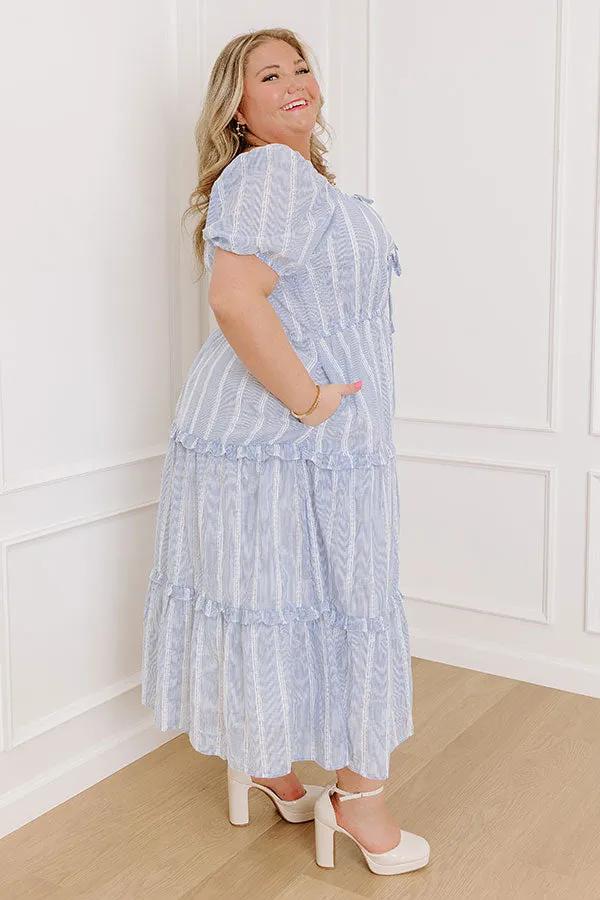Countryside Meadows Stripe Midi Dress Curves sold by Impressions product image thumbnail 5
