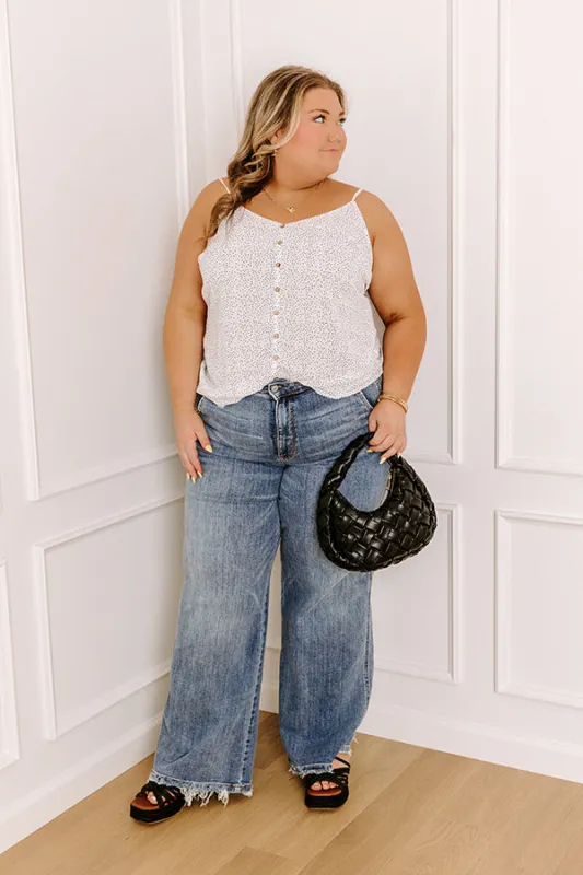 JUDY BLUE Cora High Waist Wide Leg Jean Curves sold by Impressions