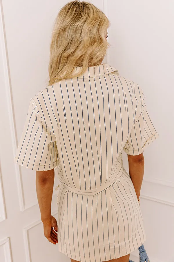 Yacht Party Stripe Denim Top sold by Impressions product image thumbnail 5