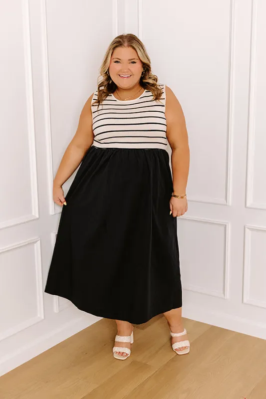 Santa Monica Pier Stripe Midi Curves sold by Impressions