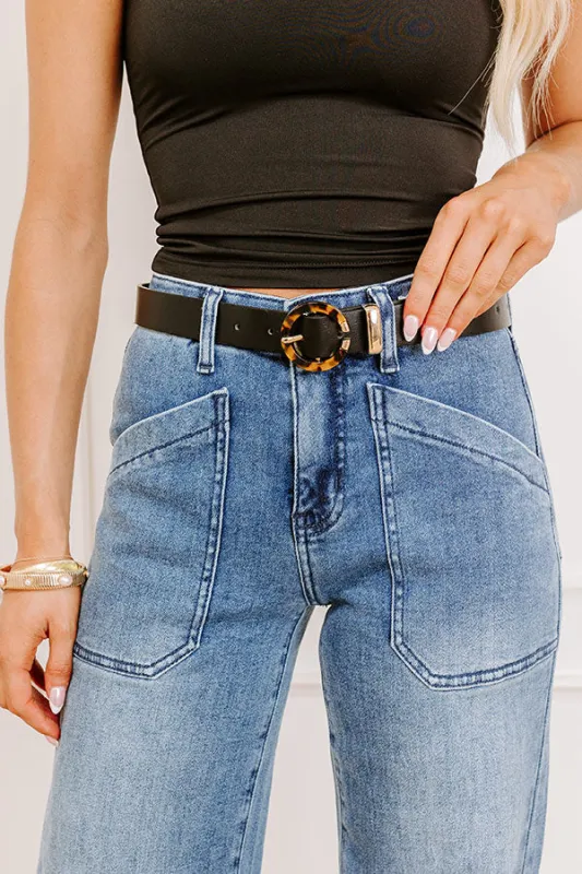 Easy To Style Faux Leather Belt in Black sold by Impressions