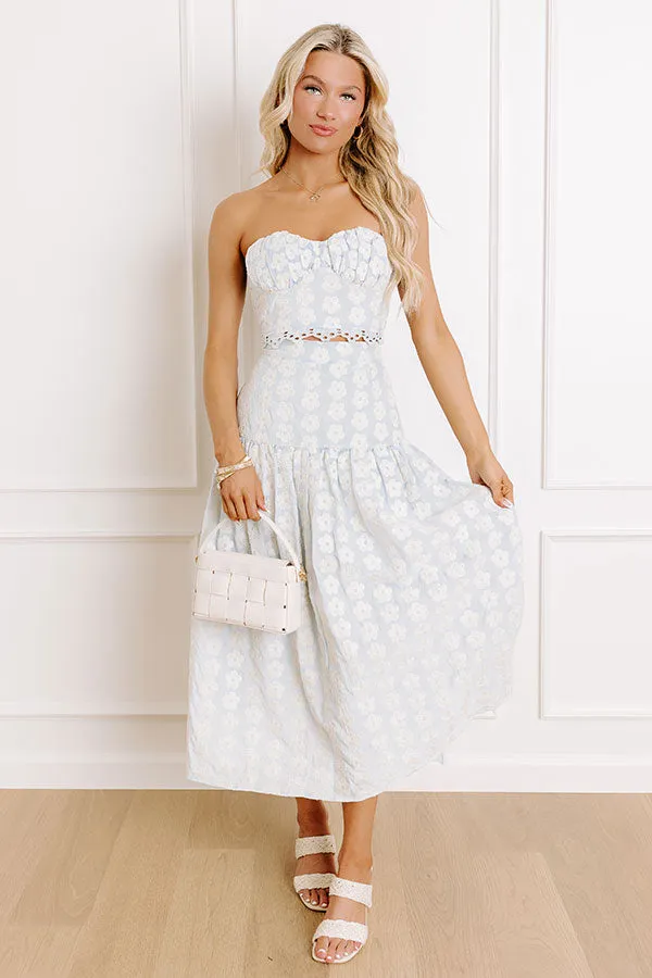 Picking Flowers Embroidered Crop Top sold by Impressions product image thumbnail 2