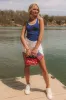 Lake Life Seamless Tank in Royal Blue sold by Impressions