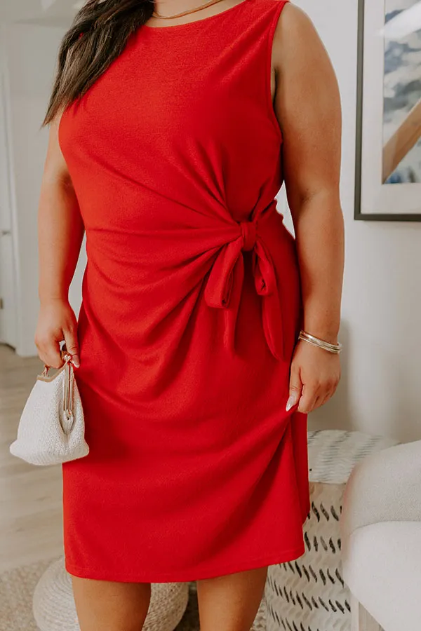 Block Party Chic Front Tie Mini Dress Curves sold by Impressions product image thumbnail 2