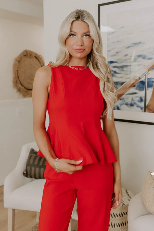 Favorite View Peplum Top sold by Impressions