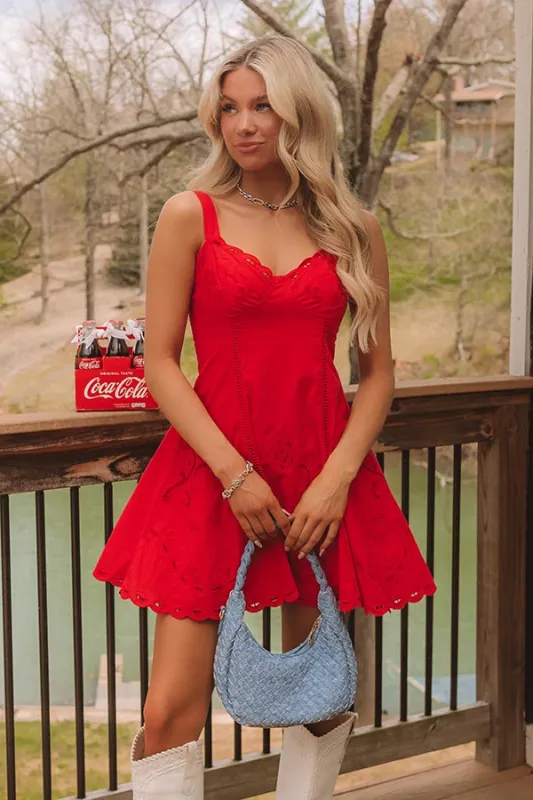 Twilight Tales Embroidered Mini Dress sold by Impressions