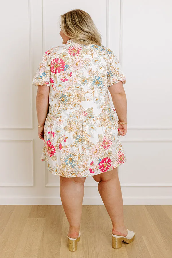 Countryside Bliss Floral Mini Dress Curves sold by Impressions product image thumbnail 5