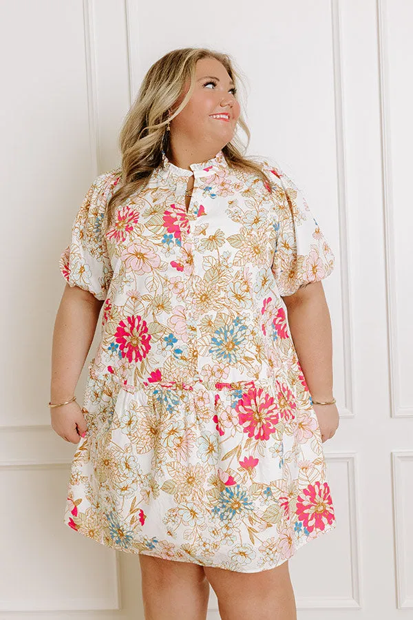 Countryside Bliss Floral Mini Dress Curves sold by Impressions product image thumbnail 2