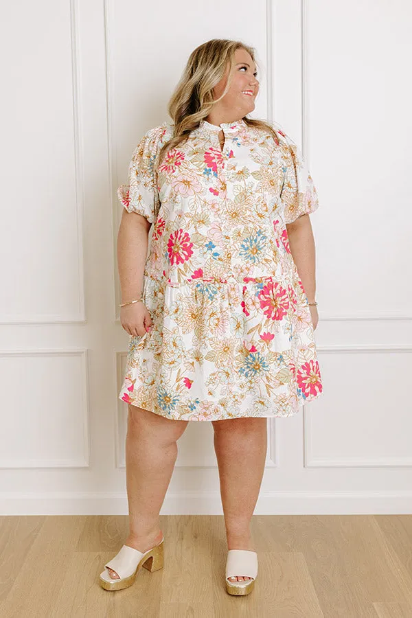 Countryside Bliss Floral Mini Dress Curves sold by Impressions product image thumbnail 3