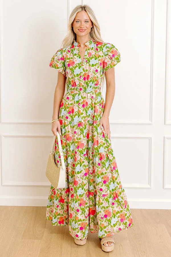 Dahlia Daydream Floral Maxi Dress sold by Impressions