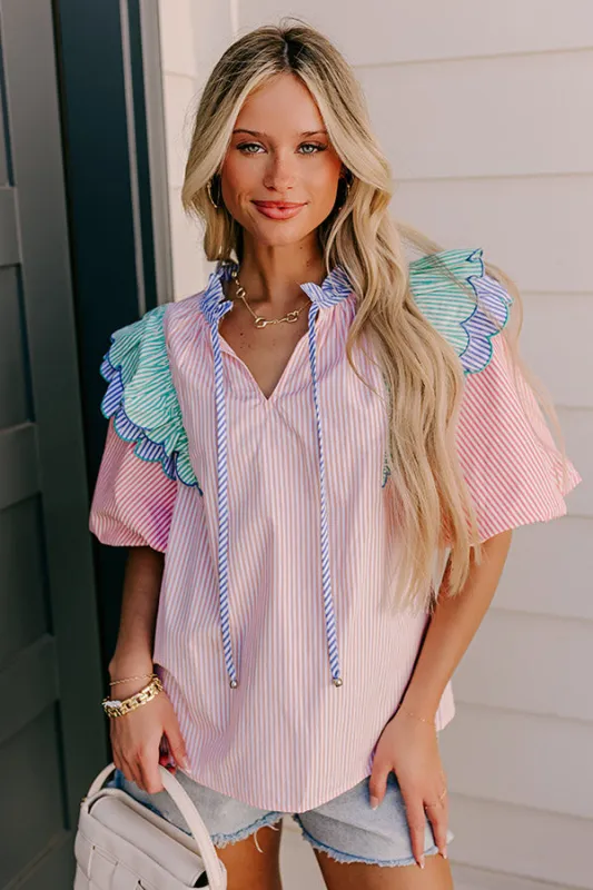 Small Town Charisma Stripe Top sold by Impressions