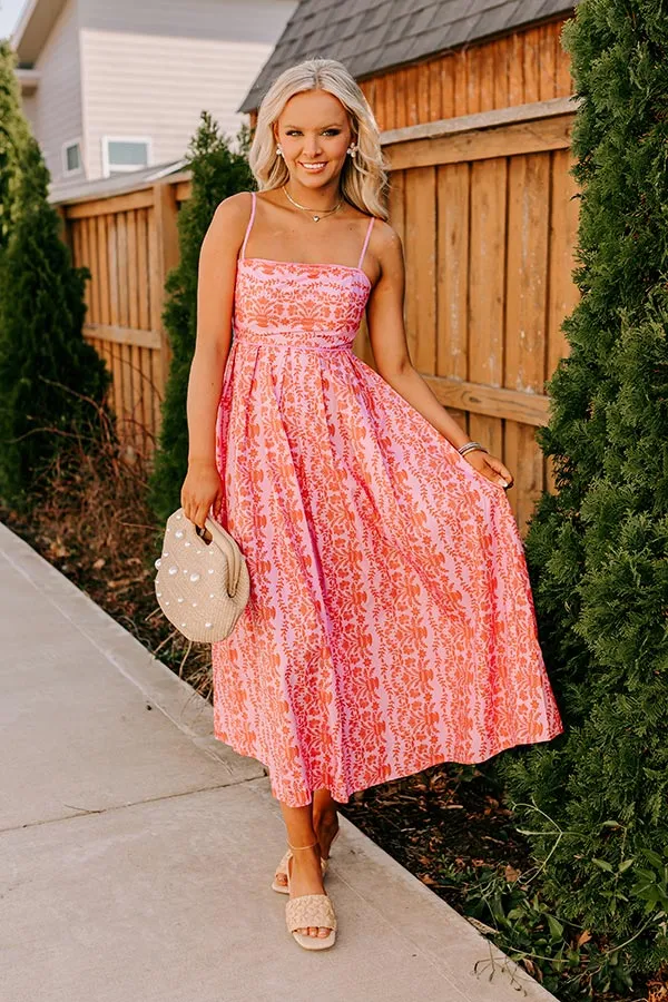 Cozumel Cutie Floral Midi Dress sold by Impressions