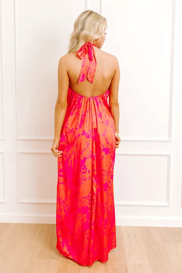 Dreamy Gaze Satin Maxi Dress sold by Impressions product image thumbnail 5