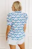 Popular Song Floral Top in Sky Blue sold by Impressions
