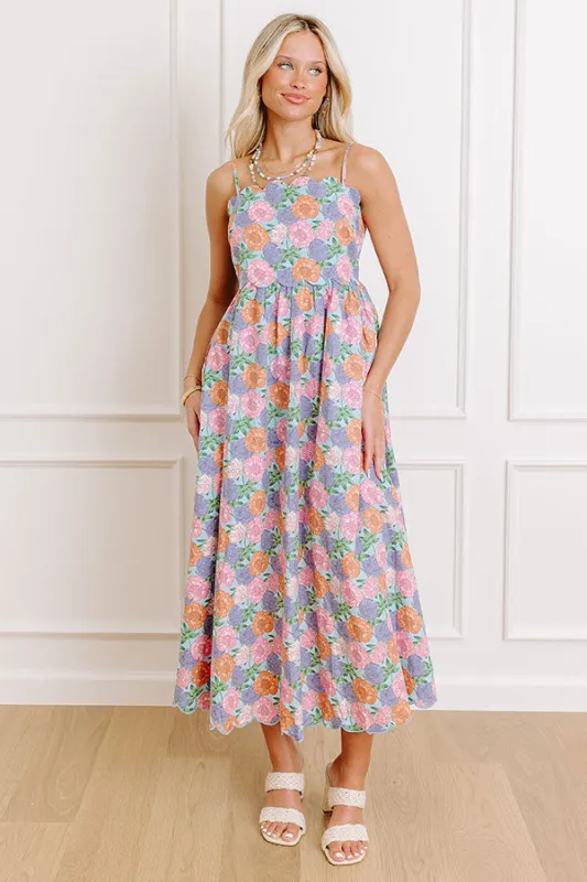Floral Meadows Midi Dress sold by Impressions